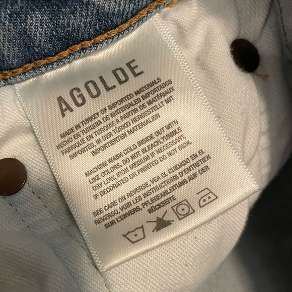 AGOLDE Nico slim fit high rise jeans size 30 - Picture 9 of 10